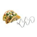 Cal-Mil Stainless Steel 2 Compartment Mini Taco Holder, 2.375 x 4.5 x 1.75 inch