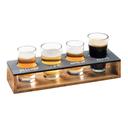 Cal-Mil Madera Beer Taster Caddy, 13 x 4 x 2.5 inch -- 6 per case
