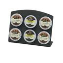 Cal-Mil Classic Black 6 Slot K Cup Holder, 6.75 x 2 x 5.375 inch -- 12 per case