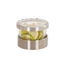 Cal-Mil 16 Ounce Mixology Jar with Hinged Stainless Steel Lid, 4.625 inch Dia x 3.25 inch