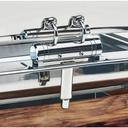 Cal-Mil Chrome Trim Mid Century Chafer with Lid, 23 x 17.5 x 13.75 inch