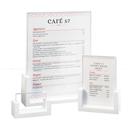 Cal-Mil White U Frame Table Top Card Holder, 5 x 1.5 x 7 inch