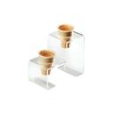 Cal-Mil Acrylic 2 Holes Cone Holder, 7.25 x 3.5 x 5.75 inch