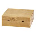 Cal-Mil Madera Reclaimed Wood Square Crate Riser, 12 x 12 x 4 inch
