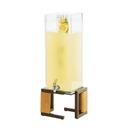 Cal Mil Sierra Bronze Infusion Chamber Beverage Dispenser, 8.75 x 8.75 x 24 inch.