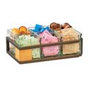 Cal-Mil Sierra 6 Jar Display, 12.5 x 9 x 4.5 inch