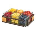 Cal-Mil Sierra 6 Jar Display, 12.5 x 9 x 4.5 inch