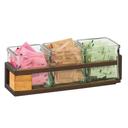 Cal-Mil Sierra 3 Jar Display, 13 x 5 x 4.25 inch