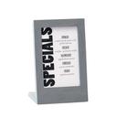 Cal-Mil Oak Ashwood Gray Frame Card Holder, 4 x 3.5 x 6.5 inch -- 6 per case