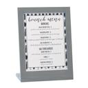 Cal-Mil Oak Ashwood Gray Frame Card Holder, 9 x 4 x 11 inch