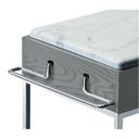 Cal-Mil Pair of Chrome Brackets for Ashwood or Cinderwood Shelves, 11 x 2.25 inch