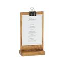 Cal-Mil Madera Pine Wood Clipboard Menu Holder, 4.5 inch Width x 2.5 inch Depth x 8.5 inch Height