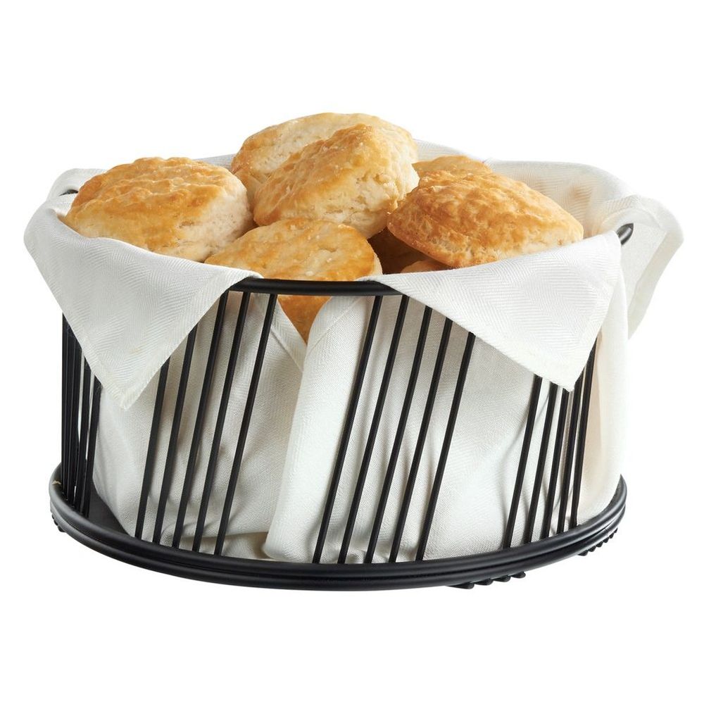 Cal-Mil Portland Large Black Basket, 10.5 inch Dia. x 5.5 inch Height