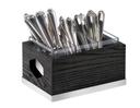 Cal Mil Cinderwood Flatware Display, 9.5 inch Width x 6.75 inch Depth x 4.75 inch Height