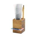 Cal-Mil Madera Restaurant Card Holder, 2.75 inch Width x 2.75 inch Depth x 4 inch Height