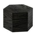 Cal-Mil Cinderwood Hexagon Riser, 12 inch Dia. x 8 inch Height