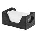 Cal-Mil Oak Ashwood Cinderwood Napkin Holder, 9 x 5 x 4.5 inch
