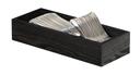 Cal Mil Cinderwood Flatware Organizer, 15.125 inch Width x 5.5 inch Depth x 4.375 inch Height
