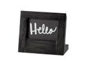 Cal Mil Cinderwood Chalkboard Sign, 5 inch Width x 2.625 inch Depth x 4.25 inch Height