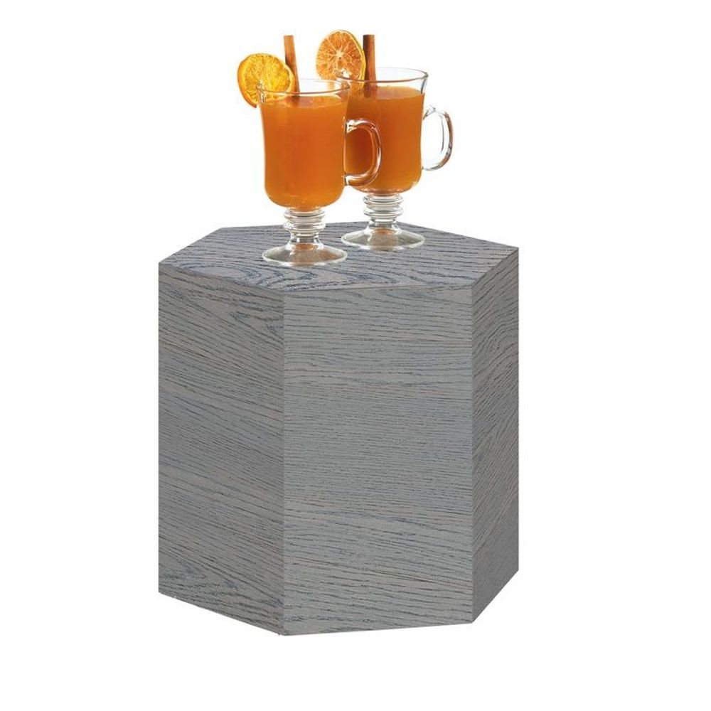 Cal-Mil Ashwood Hexagon Riser, 12 inch Dia. x 11 inch Height