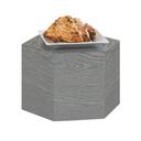 Cal-Mil Ashwood Hexagon Riser, 12 inch Dia. x 8 inch Height