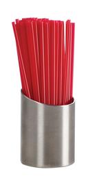 Cal Mil Stainless Steel Stir Stick Holder, 2 inch Dia. x 2.75 inch Height