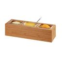 Cal-Mil Bamboo 1/6 Pan Action Station Unit, 11.75 x 7.5625 x 6.25 inch