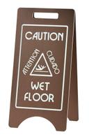 Cal Mil Extra Durable Wet Floor Sign, 11.75 inch Width x 17 inch Depth x 23 inch Height