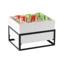 Cal-Mil Monterey Ice Housing with White Melamine Pan, 12.25 inch Width x 9.5 inch Depth x 8.5 inch Height