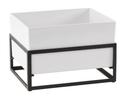 Cal Mil Monterey Ice Housing with White Melamine Pan, 12.25 inch Width x 9.5 inch Depth x 8.5 inch Height
