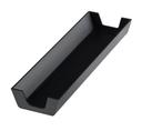 Cal Mil Black Melamine Bagel Sleeve, 15.25 inch Width x 4.75 inch Depth x 2 inch Height -- 3 per case