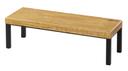 Cal Mil Rectangle Square Wood Riser, 7 inch Width x 20 inch Depth x 6 inch Height