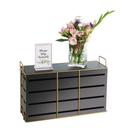 Cal-Mil Empire Black Rectangular Metal Riser, 20.5 inch Width x 7 inch Depth x 13 inch Height