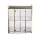 Cal-Mil Empire Black Metal Bread Case, 13 inch Width x 11.25 inch Depth x 13.25 inch Height