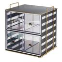 Cal-Mil Empire Black Metal Bread Case, 13 inch Width x 11.25 inch Depth x 13.25 inch Height