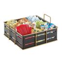 Cal-Mil Empire Black Multi Section Condiment Organizer, 11.75 inch Width x 11.5 inch Depth x 6 inch Height