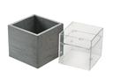 Cal Mil Ashwood Condiment Holder, 7.5 inch Width x 7.5 inch Depth x 7 inch Height