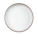 Cal-Mil Hudson Stoneware Raised Rim Melamine Bowl, 10 inch Dia. x 2.5 inch Height