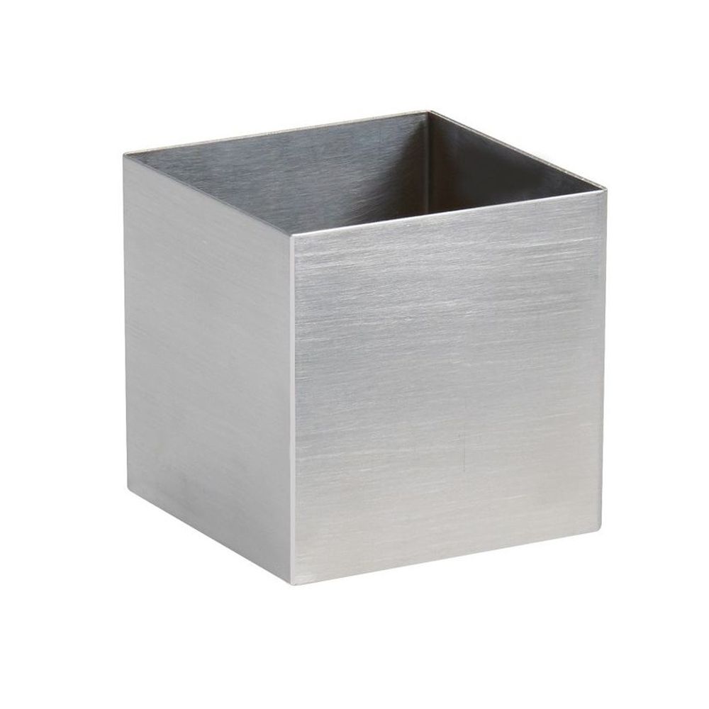 Cal-Mil Stainless Steel Jar for Jar Display, 4 inch Width x 4 inch Depth x 4 inch Height -- 3 per case