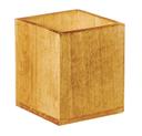 Cal Mil Madera Cup and Lid Insert, 3.75 inch Width x 3.75 inch Depth x 6.25 inch Height
