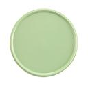 Cal-Mil Hudson Matcha Raised Rim Melamine Plate, 10 inch Dia. x 1.5 inch Height -- 6 per case