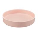 Cal-Mil Hudson Blush Raised Rim Melamine Plate, 8.2 inch Dia. x 1.5 inch Height