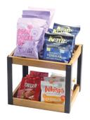 Cal Mil Madera 2 Tier Visual Merchandiser, 10 inch Width x 12 inch Depth x 10 inch Height
