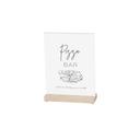Cal-Mil Blonde Sign Holder, 8.5 inch Width x 11 inch Height -- 6 per case