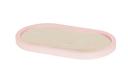 Cal Mil Blonde Maple Wood Serving Tray with Blush Colored Rim, 7 inch Width x 12 inch Depth x 1 inch Height -- 6 per case