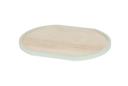 Cal Mil Blonde Maple Wood Serving Tray with Matcha Colored Rim, 16 inch Width x 22 inch Depth x 1 inch Height