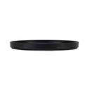 Cal-Mil Hudson Black Low Rim Melamine Plate, 10.25 inch Dia. x 1 inch Height -- 6 per case