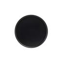 Cal-Mil Hudson Black Low Rim Melamine Plate, 10.25 inch Dia. x 1 inch Height -- 6 per case