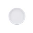 Cal-Mil Hudson White Low Rim Melamine Plate, 6 inch Dia. x 1 inch Height -- 6 per case