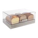 Cal-Mil Display Bin with Stainless Steel Base, 19 inch Width x 12 inch Depth x 8 inch Height